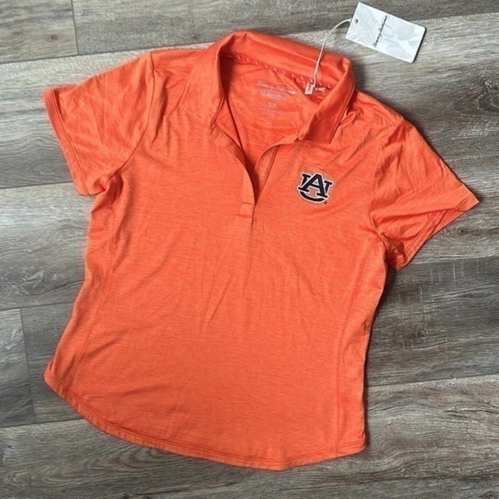 NWT Tommy Bahama top size small Auburn University Orange Collegiate